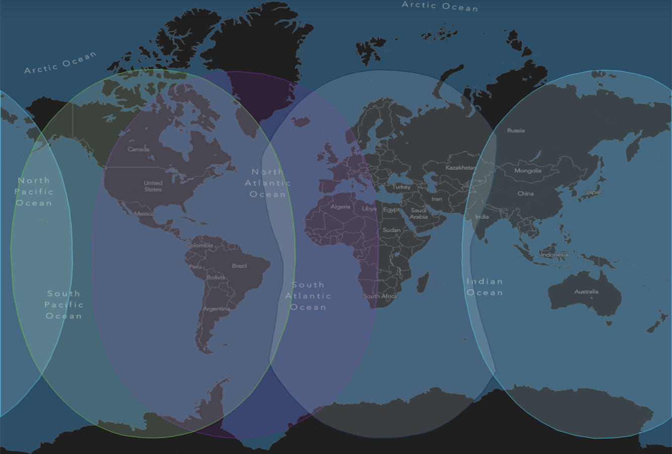 Jet ConneX wifi coverage map