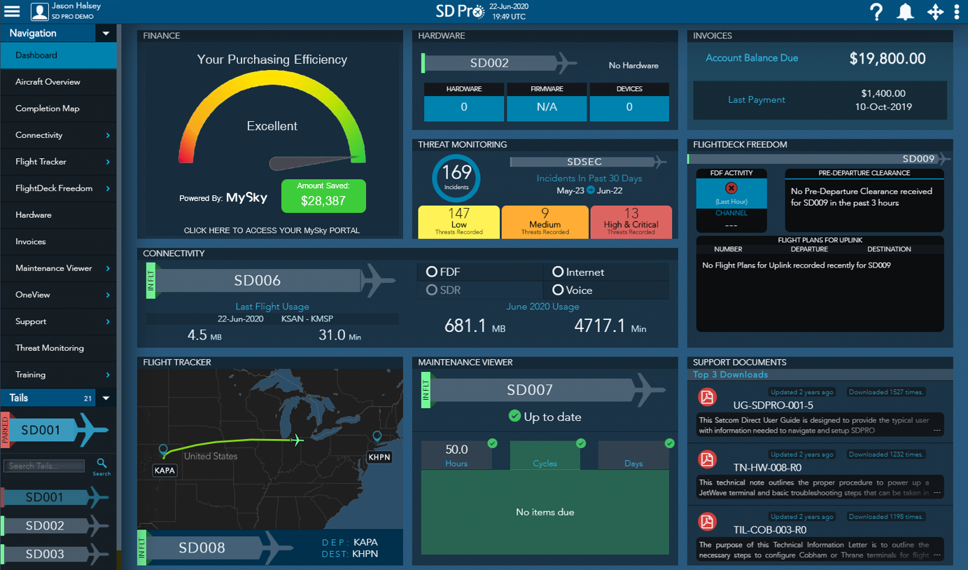 MySky integrating with SD Pro.