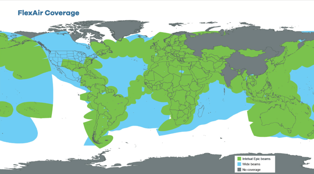 FlexAir coverage map