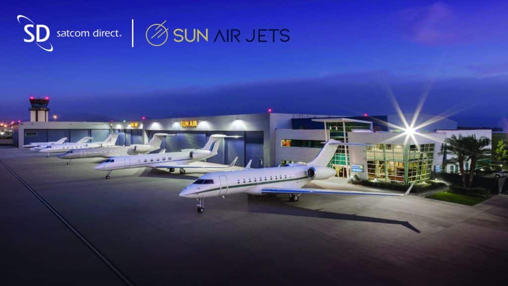 Sun Air Jets names Satcom Direct as preferred flight deck services provider