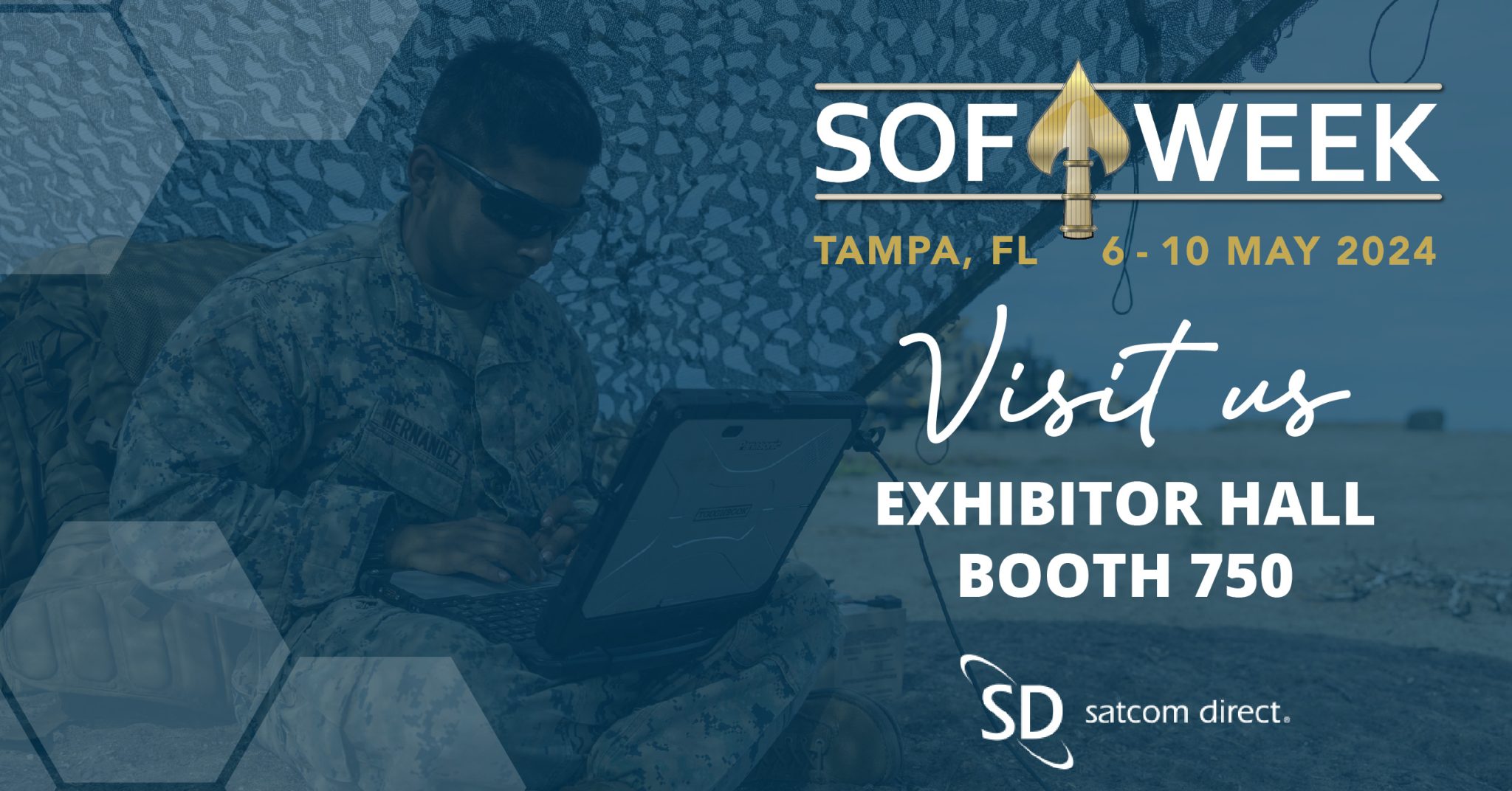 Join Satcom Direct at SOF week in Tampa, Florida, May 6-10