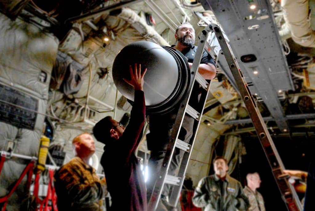C-130 Plane Simple Hatch Mount Antenna